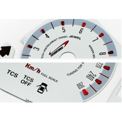 Racetech 3D Gauge Face Blue