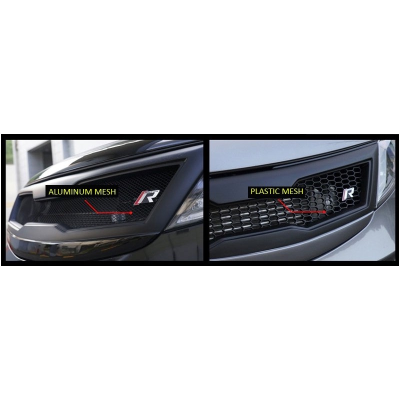 Roadrunsラジエーターグリル塗装部品は2009-2011年に適合日産ティーダブラック Roadruns Radiator Grille  Painted Parts Fit For 2009-201 - 外装、エアロ