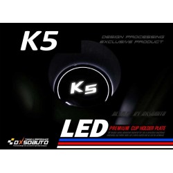 Dxsoauto Cup Holder LED Plates