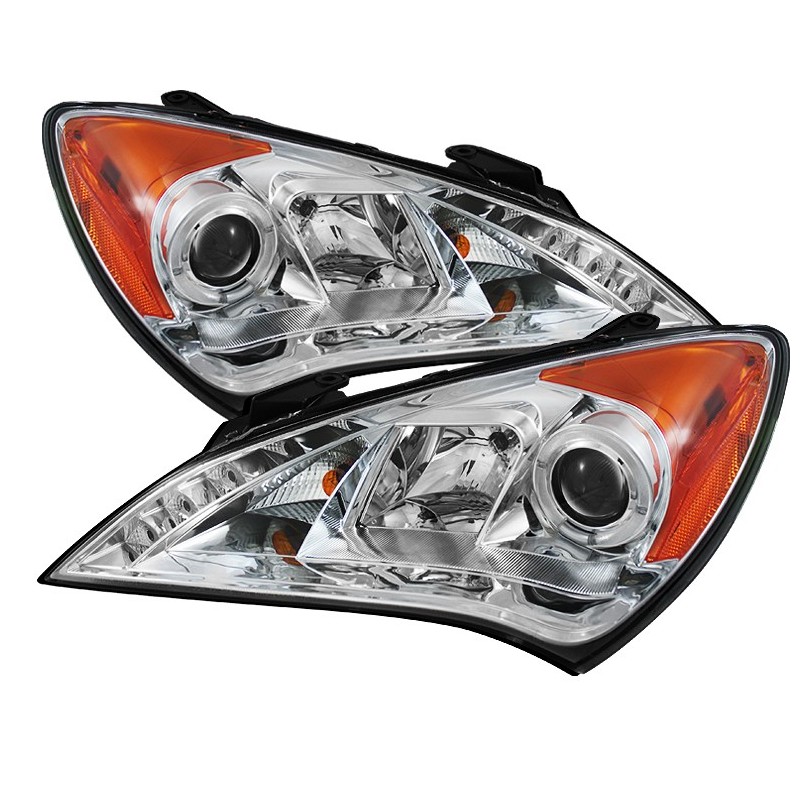 Spyder Auto LED Headlights (Chrome)