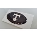 Tuscani Black Steering Wheel Emblem