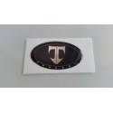 Tuscani Black Steering Wheel Emblem