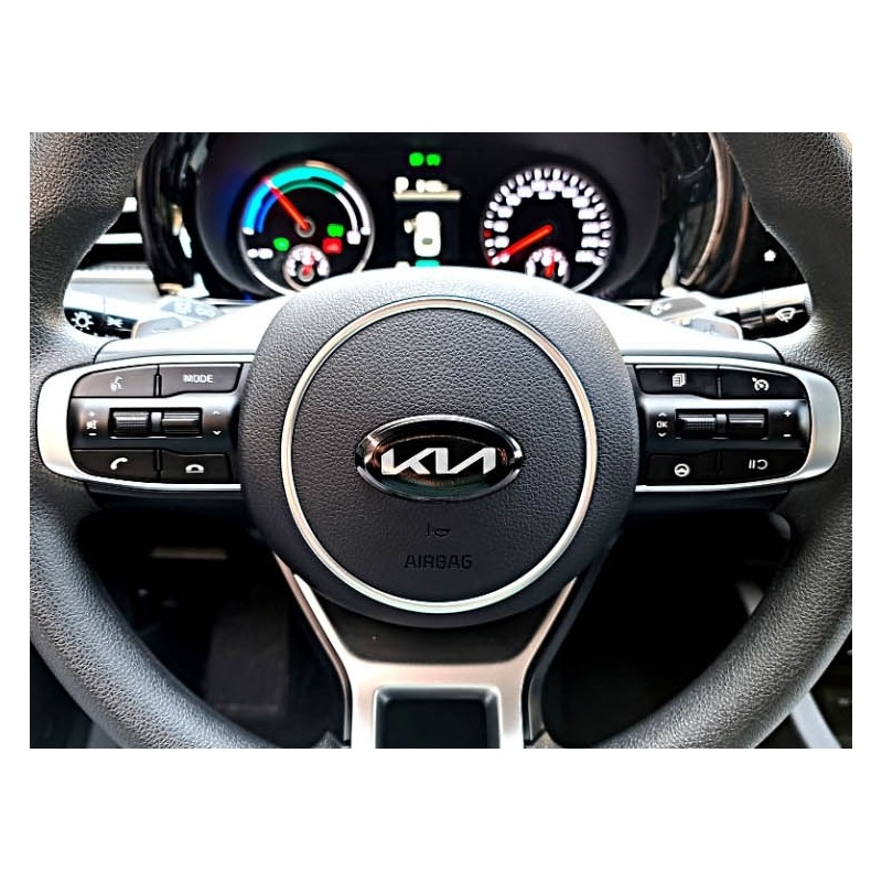 All-New Kia Logo Steering Wheel Emblem - Shark Racing