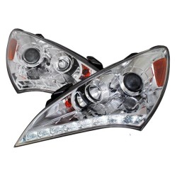 Spec-D LED Headlights (Chrome)