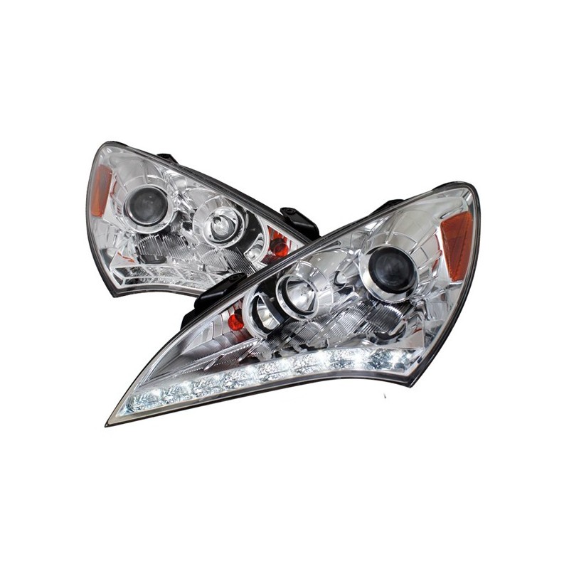 Spec-D LED Headlights (Chrome)