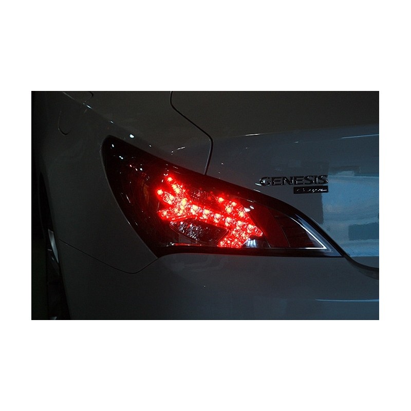 Spyder Auto LED Tail lights (Chrome) genesis coupe
